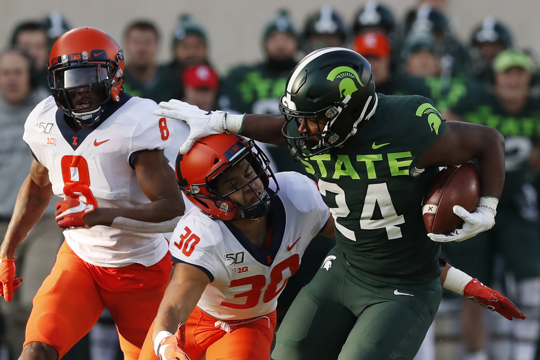 Illinois Michigan St Football
